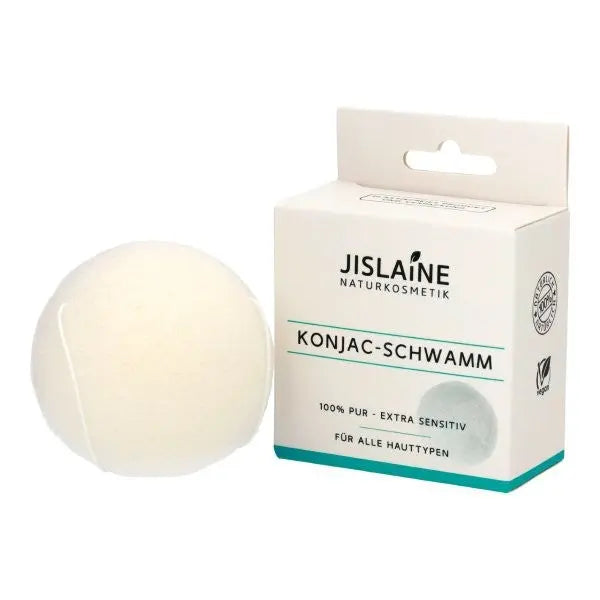 Konjac-Schwamm rund Jislaine Naturkosmetik