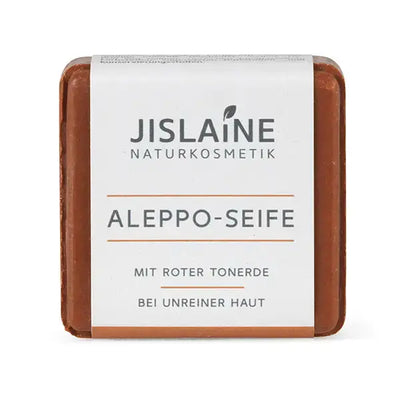 Aleppo-Seife 100g mit roter Tonerde Jislaine Naturkosmetik