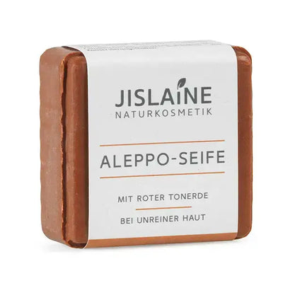 Aleppo-Seife mit roter Tonerde 100g Jislaine Naturkosmetik