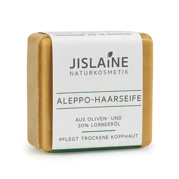 Aleppo-Haarseife 100g mit 30 % Lorbeeröl Jislaine Naturkosmetik