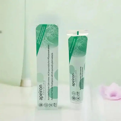 Naturzahnpasta Apeiron Auromère Kräuter-Zahncreme 75 ml Jislaine Naturkosmetik