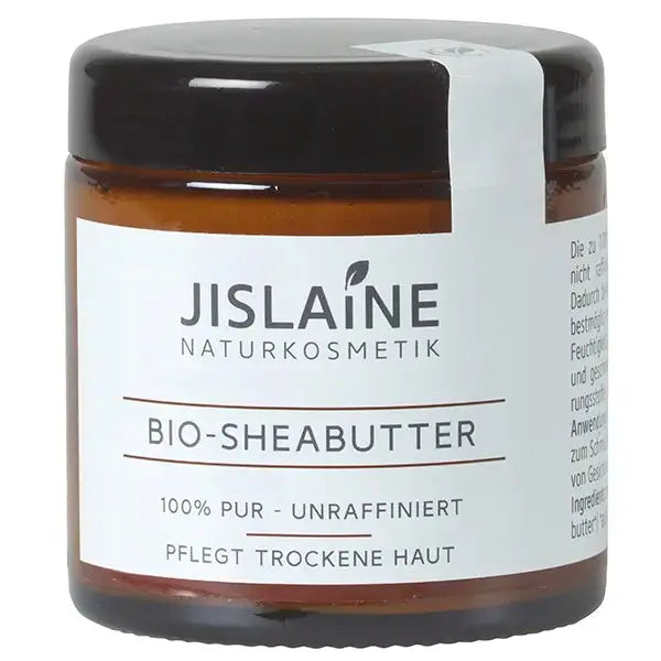 Bio-Sheabutter, 120 ml, traditionell hergestellt Jislaine Naturkosmetik