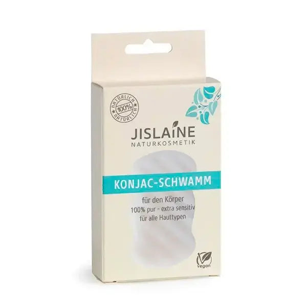 Konjac Schwamm für den Körper | Vegan | biologisch abbau | Jislaine Naturkosmetik