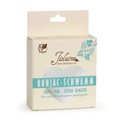 Konjac Schwamm Herz Jislaine Naturkosmetik