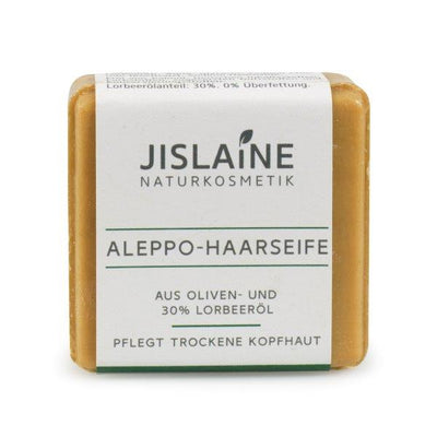Aleppo Haarseife mit 30 % Lorbeeröl Jislaine Seife 100g Natur-Seifen Original Aleppo
