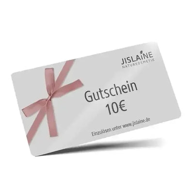 Jislaine Geschenk-Gutschein 10€ Jislaine Naturkosmetik
