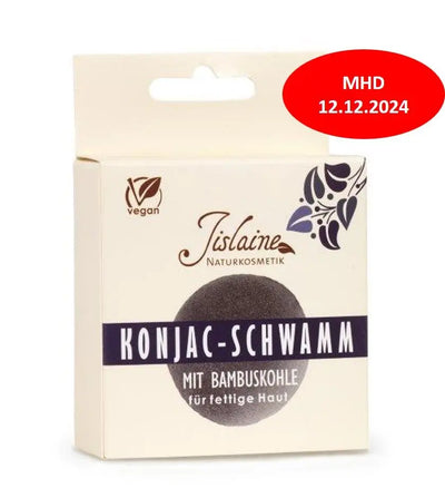Konjac - Schwamm mit Bambuskohle - Jislaine